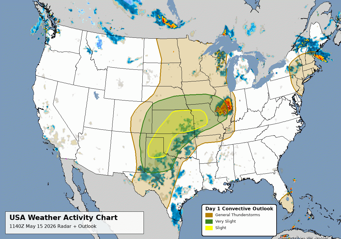 Active warning map placeholder